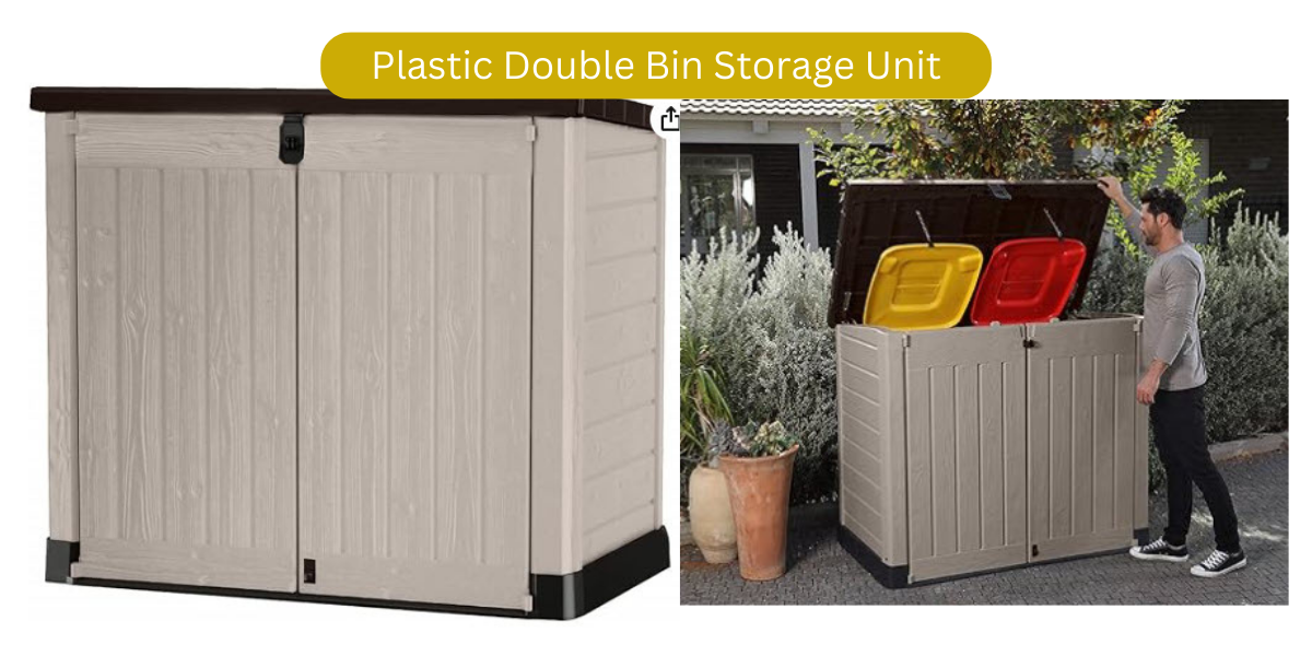 plastic double bin store