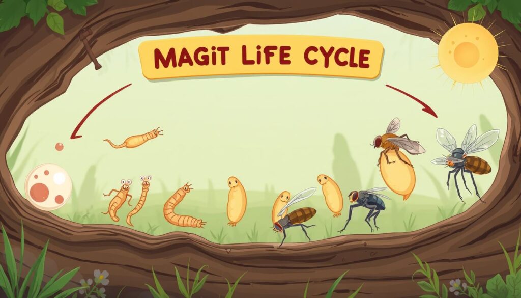 maggot life cycle