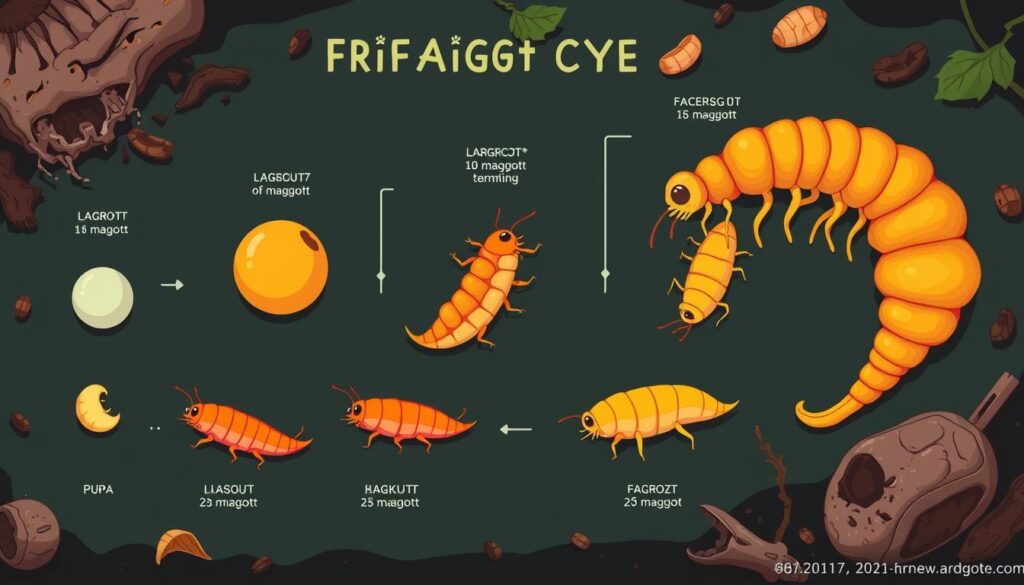 maggot lifespan