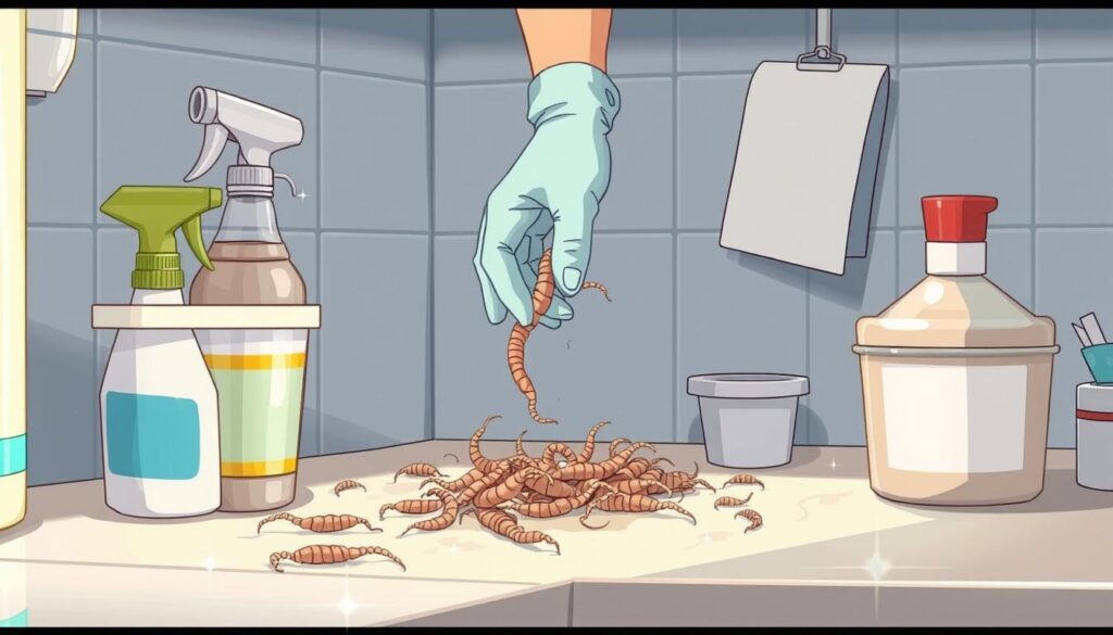 maggot removal