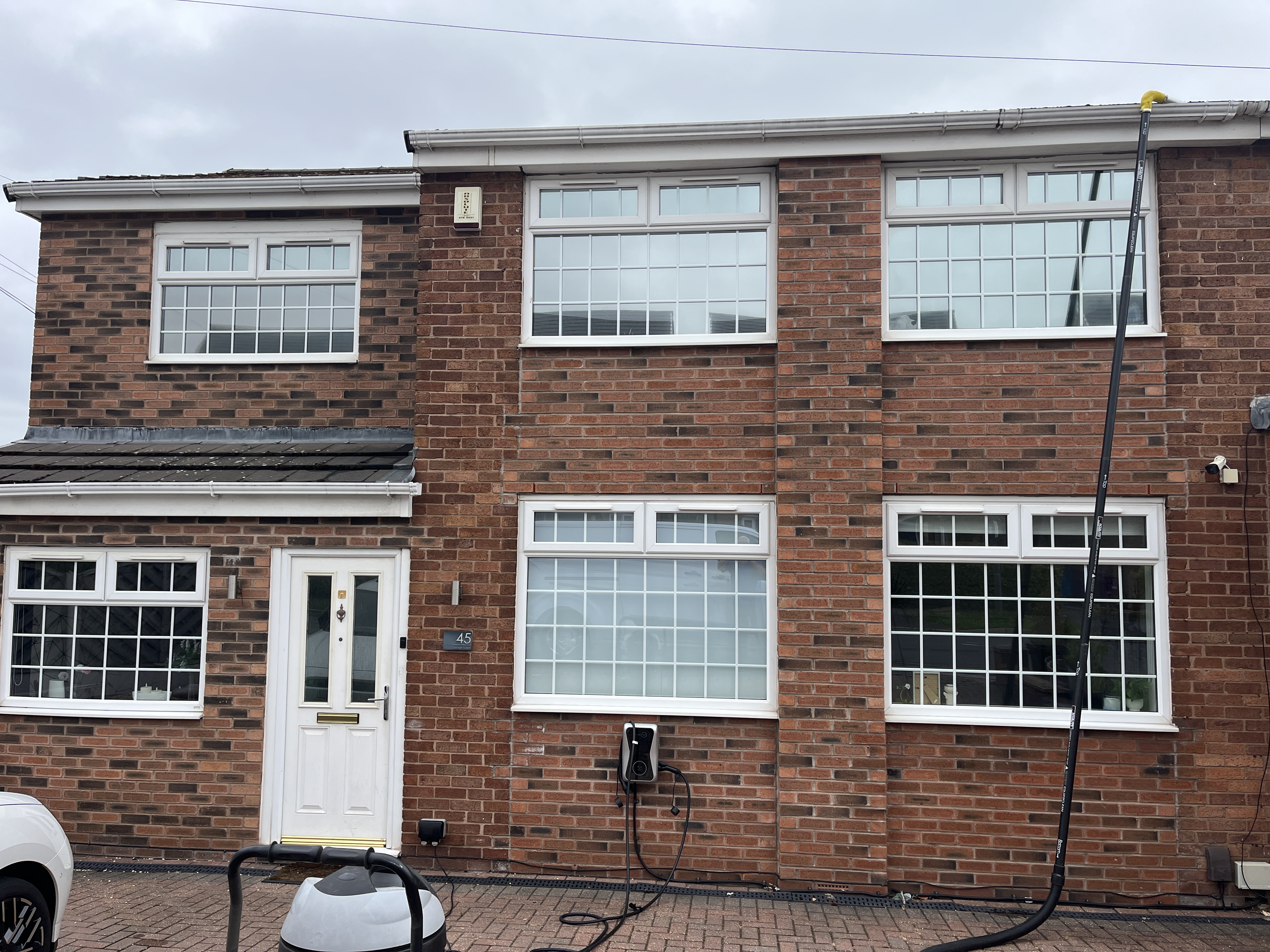 penketh gutter cleaning before photo