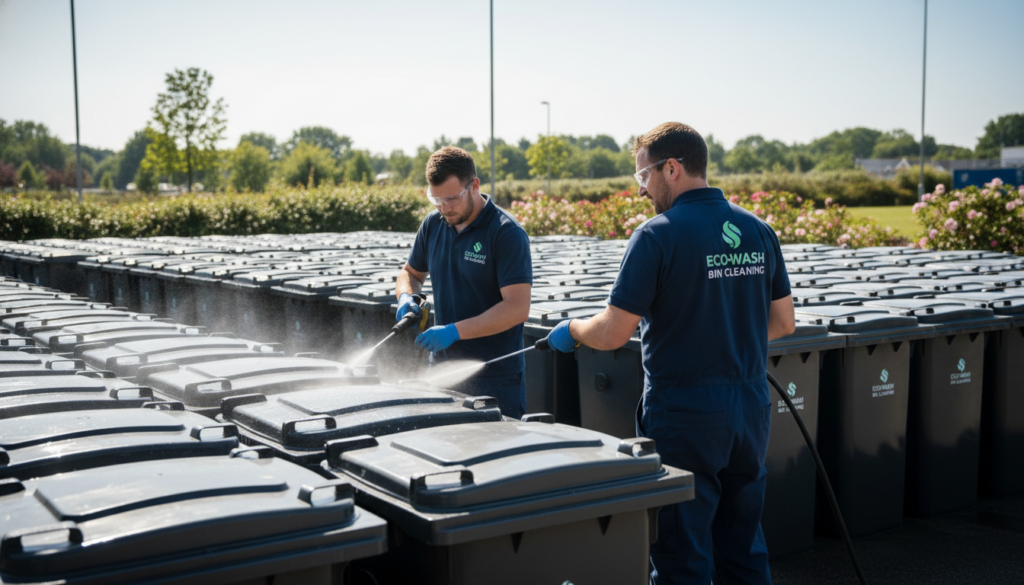 Professional commercial bin cleaning service