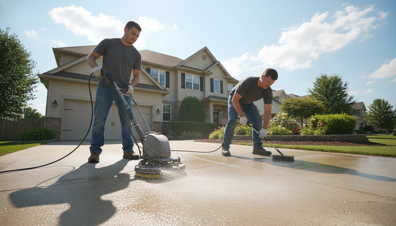 Image showcasing Driveway Cleaning Service Gateacre