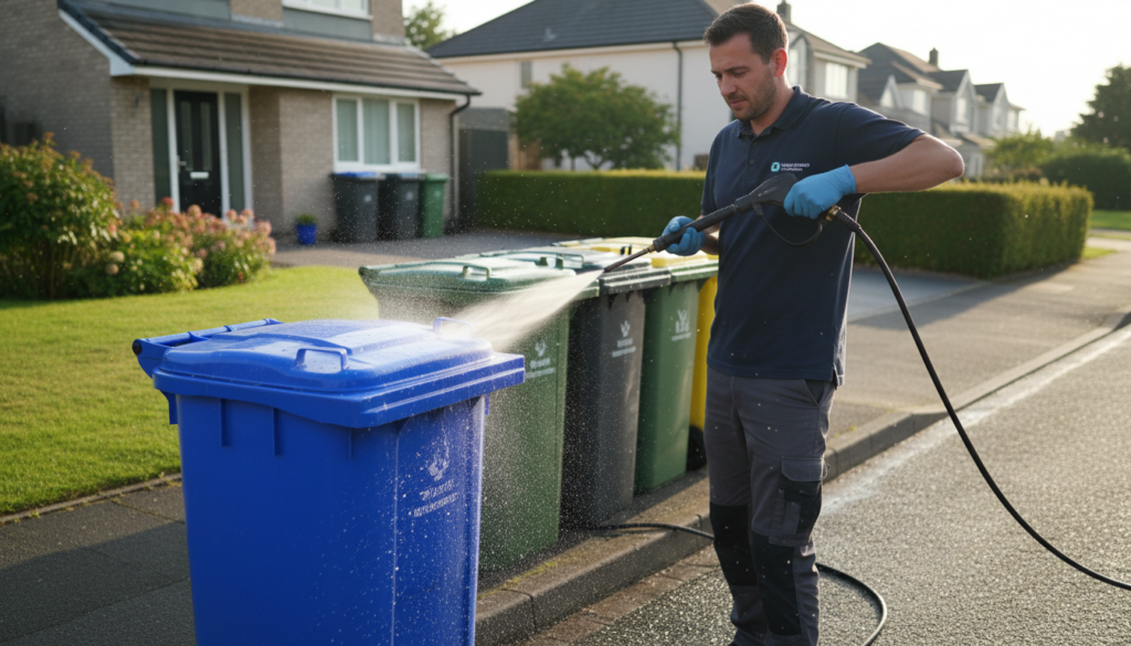 wheelie bin cleaning